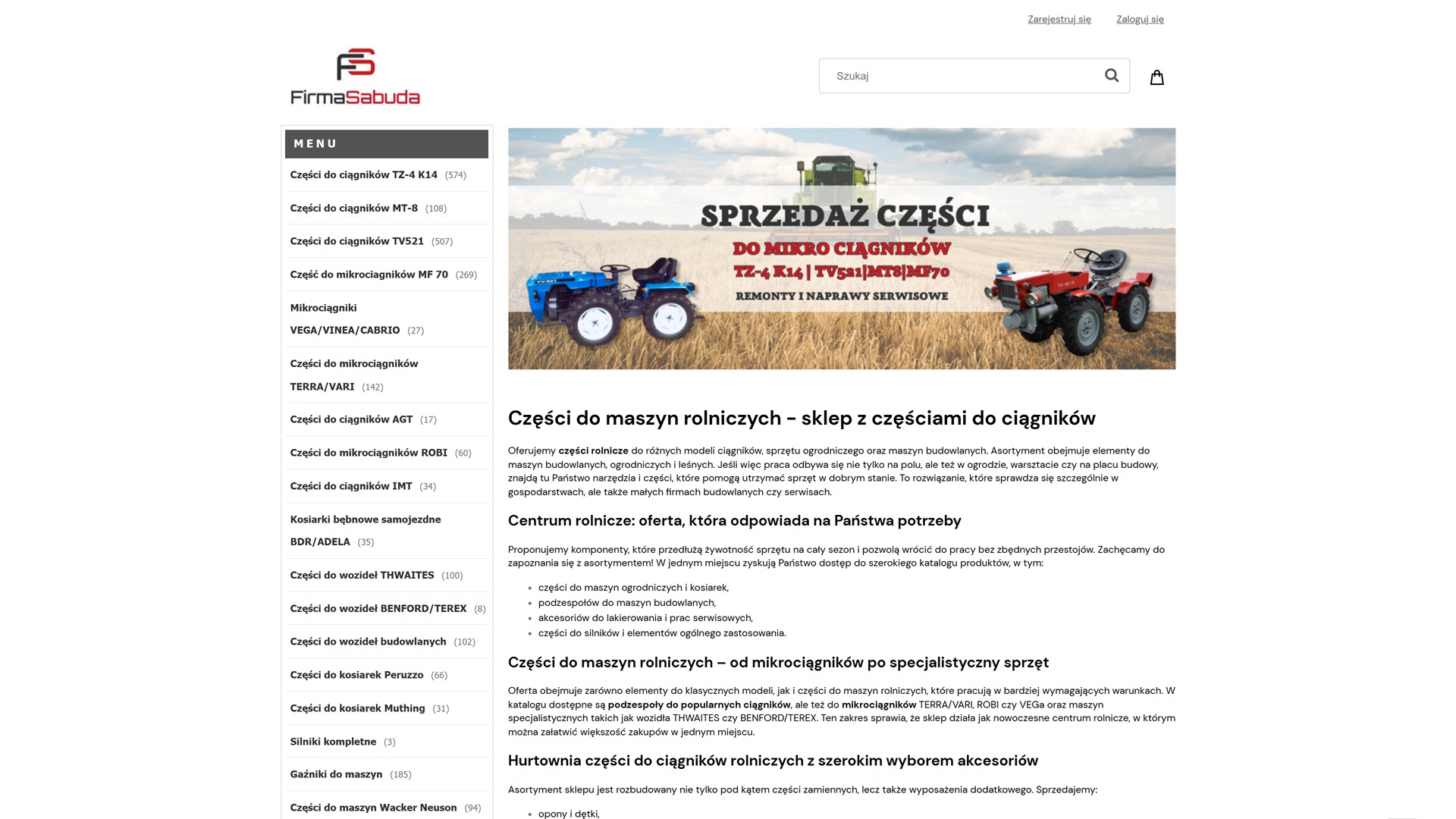 Sezonowa konserwacja maszyn - jakie części do maszyn rolniczych warto mieć pod ręką?