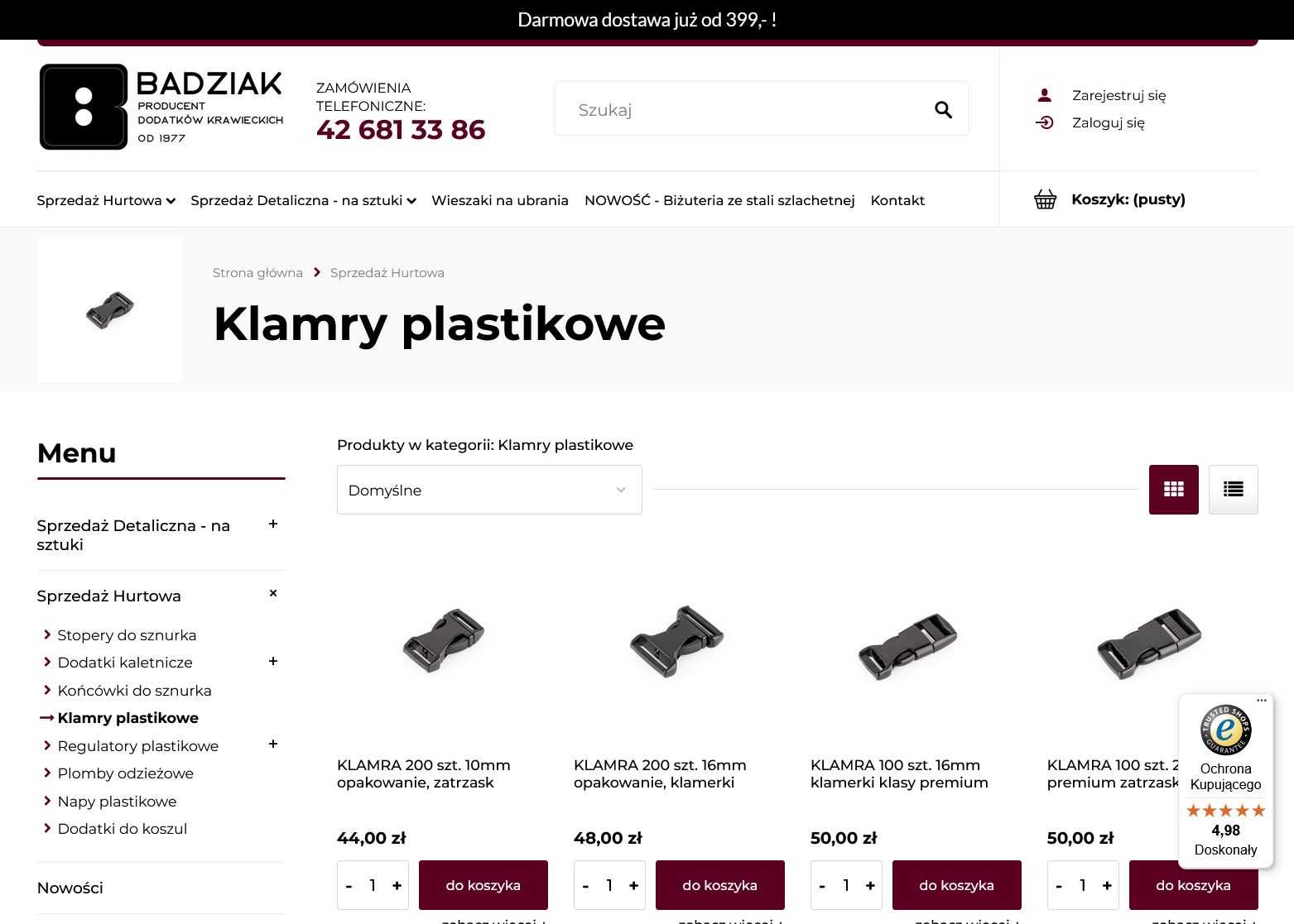 Na co zwrócić uwagę przy wyborze klamer plastikowych w projektach handmade?