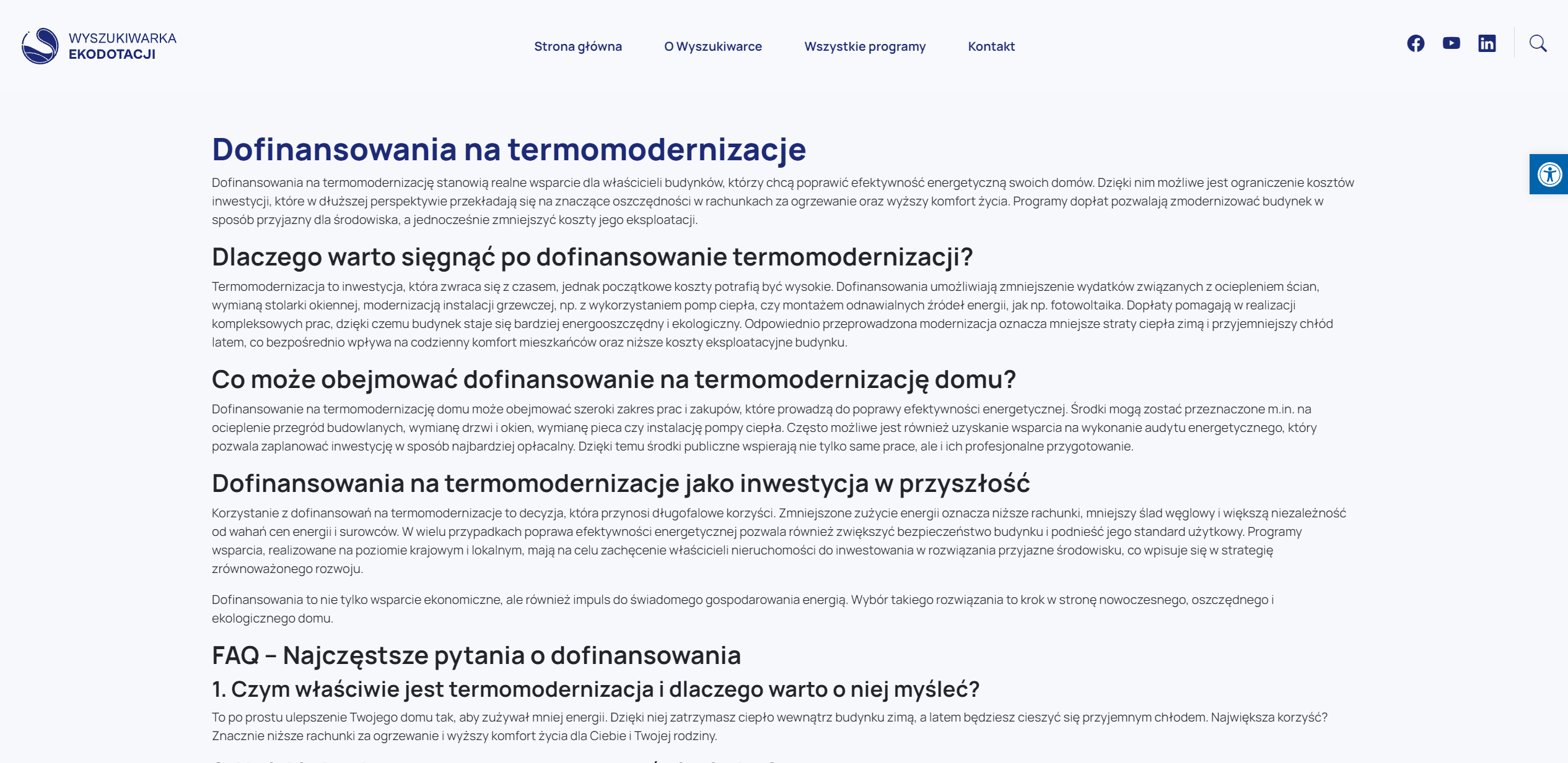 Dofinansowania na termomodernizacje - co może zostać objęte wsparciem?