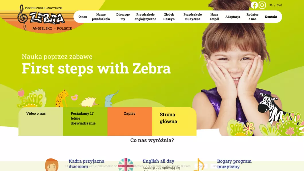 Przedszkole ZEBRA - podgląd