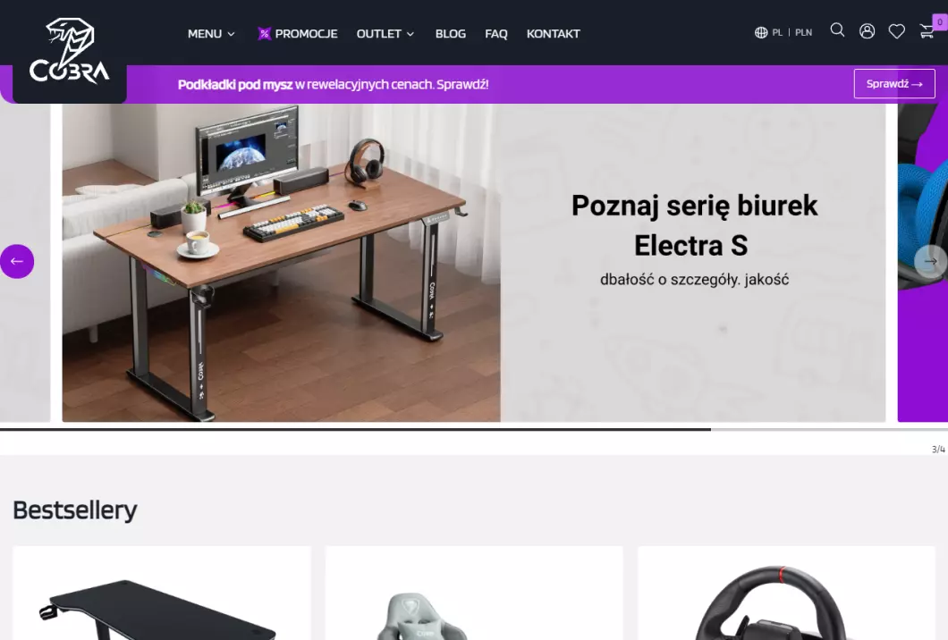 Cobra - akcesoria gamingowe - podgląd